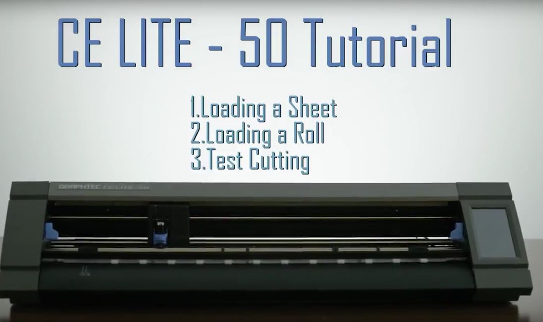 Graphtec Media Loading & Test Cut - Alpha Supply Company