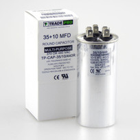 TP-CAP-35/10/440R - 35+10 MFD 440 Volt Round Run Capacitor 