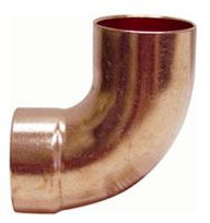 23P48 - Copper Close Rough Street Elbow, 90 Deg, 7/8", C x C