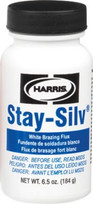 18Z83 - Harris SSWF7 Stay-Silv White Paste Brazing Flux, 6.5 oz. Brush Cap Bottle