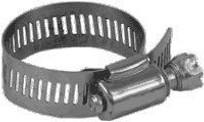 49P78 - Hose Clamp, 3/8" - 7/8" Clamp Dia., Size 6, 10 Pk