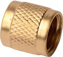 81B61 - DiversiTech VC-4, Brass Flare Cap for Access Fitting, 1/4 Inch, 12/Pack