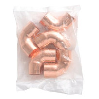 Y7096 - Copper Elbow, 90 Deg, 1-1/8" C x C, 5/Pkg