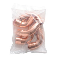 Y7064 - Copper Long Radius Street Elbow, 90 Deg, 7/8", C x C, 5/Pkg