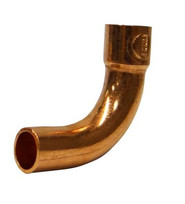 Y7067 - Copper Long Radius Street Elbow, 90 Deg, 3/8", C x C, 5/Pkg