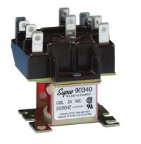 Y8827 - Supco 90340 Switching Fan Relay, 24 VAC, DPDT
