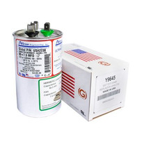 Y9645 - AmRad USA2238, 50/7.5 MFD Dual Run Capacitor, 440 VAC, Round