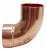 23P48 - Copper Close Rough Street Elbow, 90 Deg, 7/8", C x C