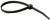 40Y86 - Black Wire Ties, 7" Nylon, 50 Tensile Strength, 100 pack