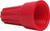 64P52 - DiversiTech 623-005, Screw-On Wire Connector, Red, Size 76B, #18 to #10 AWG, 600V Max, 100/Pack