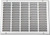 Y9338 - White 10X10 Return Air Grille