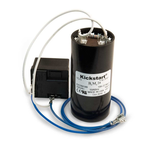 TP-T05 - Hard Start Capacitor w/Relay 1-3 Ton 189-227 MFD