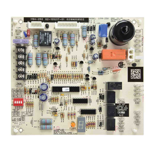 62-105217-01 - Integrated Furnace Control Circuit Board