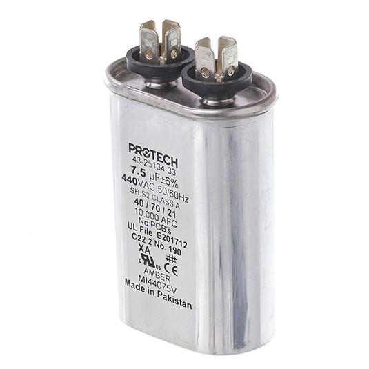 43-25134-33 - Capacitor - 7.5/440 Single Oval