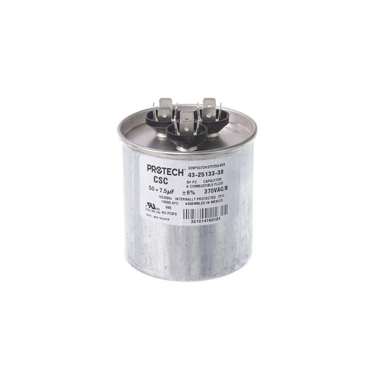 43-25133-38 - Capacitior - 50/7.5/370 Dual Round