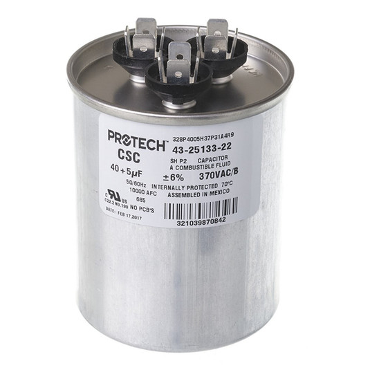 43-25133-22 - Capacitor - 40/5/370 Dual Round