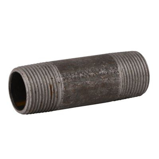 13Y06 - Black Iron Pipe Nipple, 3/4 x 3"