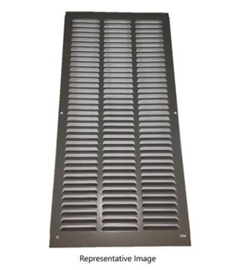 14U56 - Lennox 608866-35, Merit AC Louvered Center Panel, (H x W): 35.945 x 23.349" OAD, Quartz Gray Finish