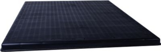 18N73 - DiversiTech ACP30303, 30 x 30 x 3", The Black Pad Plastic Equipment Pad
