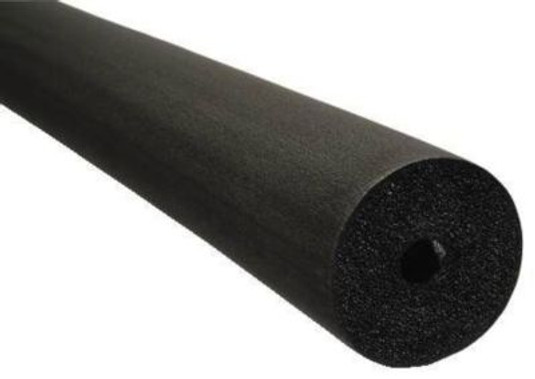 29P78 - K-Flex 6RX048078, Insulation Tube, 6' Length, 7/8" ID, 1/2" Wall Thickness, Black, 38/Carton