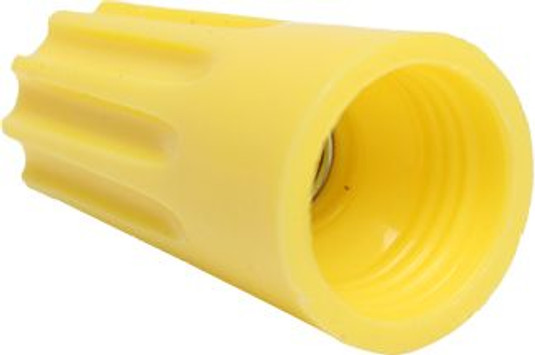 64P51 - Diversitech 623-004, Twist-On Wire Connector 74B, Yellow Screw-On, #18 to #10 AWG, 600 Volts, 100/pkg