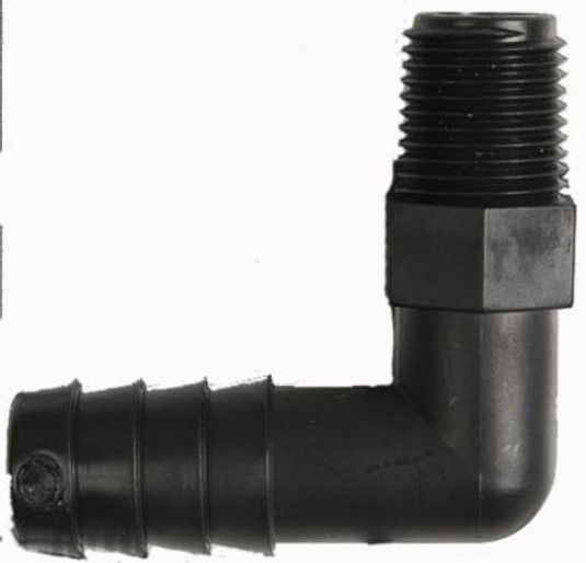 32F23 - Lennox 32F2301, Nylon Elbow, 3/8 x 1/8", Barb x MPT