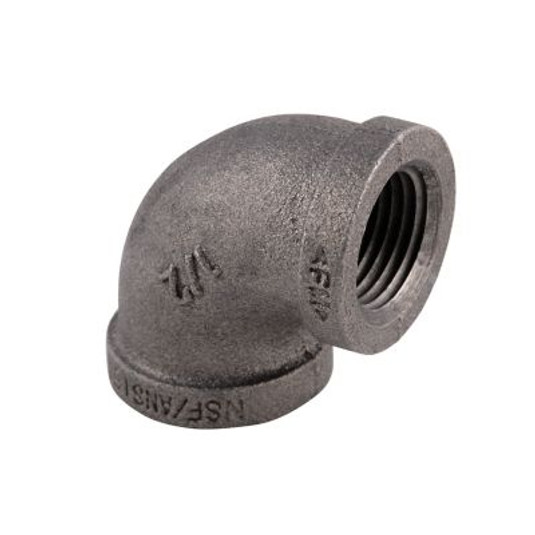 51P06 - Black Iron 90 Degree Elbow, 1/2 IN