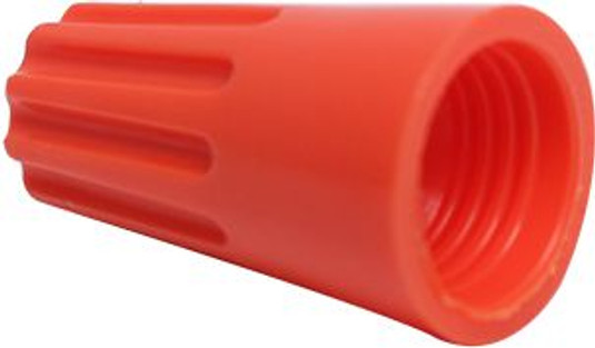 64P50 - Bramec 8652, Twist-On Wire Connector, Orange, #22 to #14 AWG, 600 Volts, 100/pkg