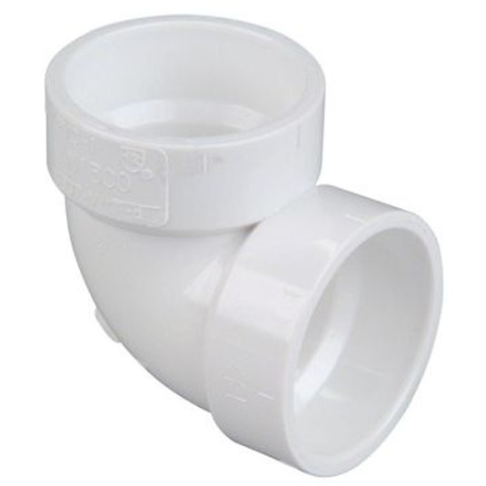 99P63 - Bramec 0388, PVC DWV 90 Deg Elbow, 2 IN, H x H