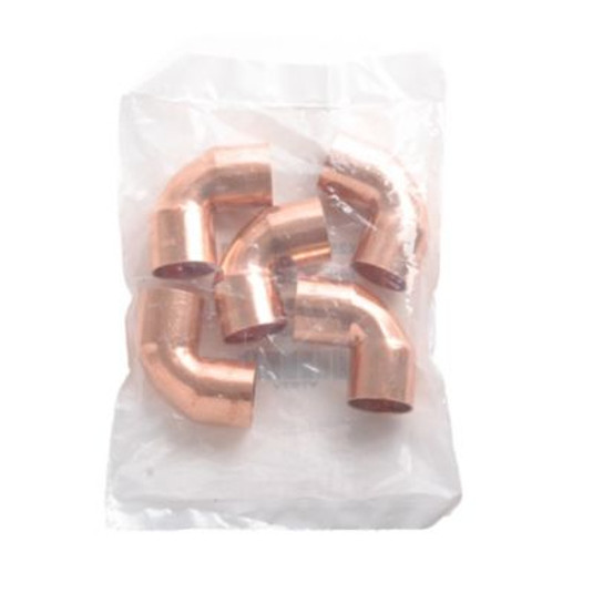 Y7071 - Copper Elbow, 90 Deg, 7/8" C x C, 5/Pkg