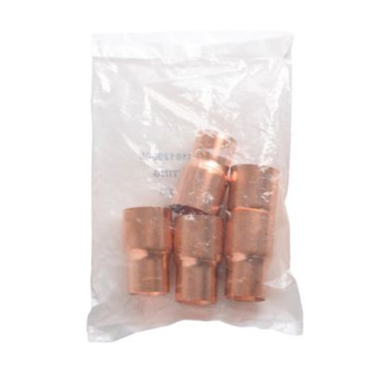 Y7090 - Copper Fitting Reducer, 7/8 x 3/4", C x C, 5/Pkg