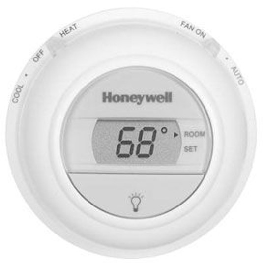 X3314 - Honeywell T8775C1005, Non-Programmable Digital Thermostat, Universal 1 Heat/1 Cool