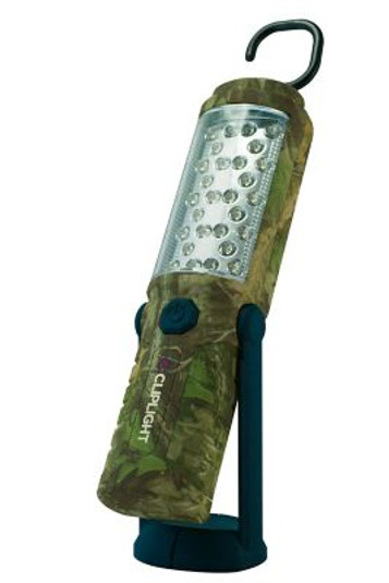 Y8028 - DiversiTech 24-460, Pivot 33 Cliplight LED Worklight with Hook, Camo