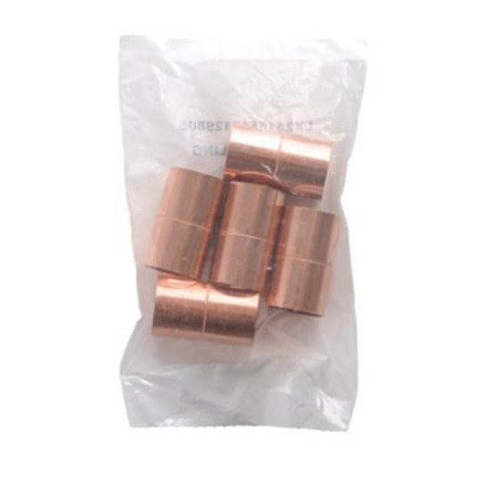 Y7062 - Copper Rolled Stop Coupling, 7/8", C x C, 5/Pkg