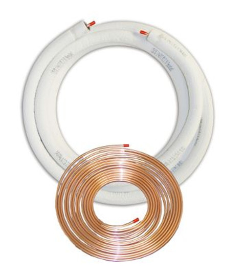 Y7957 - JMF 061408400H, 3/8"L x 7/8"S x 1/2" Wall x 40', EZ-PULL Insulated Lineset, Plain End, White