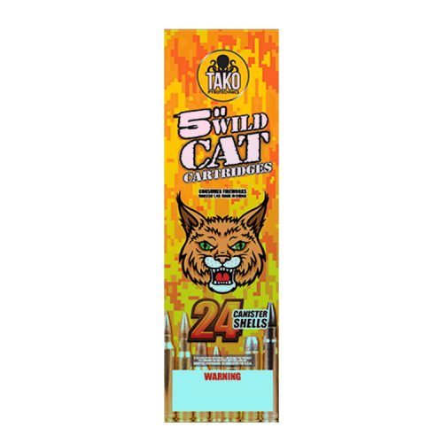 5 Wildcat Cartridges - 60-Gram Canisters