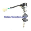 TrailMaster Challenger 150 Ignition Key Switch, replacement ignition switch for off-road vehicles with key and lock assembly.