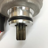 TrailMaster 150 XRS & 150 XRX Starter Motor, close-up view of the metallic motor shaft and mounting components.