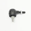 TrailMaster Mini/Mid/Blazer200 Steering Rod End, automotive steering component with black and silver metal parts on a white background.