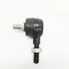 TrailMaster Mini/Mid/Blazer200 Steering Rod End, black and silver steering component with threaded bolt and mounting nut.