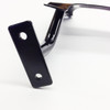 TrailMaster Go Kart 300 XRX & 300 XRS Front Right Fender Bracket, black metal front right fender mounting bracket for go-kart.