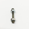 TrailMaster 200XRS, 200 XRSE, 200XRX Go Kart Frame Hardware Kit, metal bolt with washers and nuts on a white background.