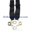 TrailMaster 200 xrs 200xrx Shoulder Strap, black adjustable shoulder strap with metal attachment for motorbike or ATV.