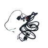 Trailmaster 200 XRX E Main Wiring Harness, black electrical wiring with connectors and protective sleeving.