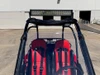 TrailMaster Blazer 200 EX Go Kart, full-size youth and teen go-kart with two red seats, roll cage, black frame, and LED light bar on top, designed for ages 12 and up.