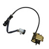 Trailmaster Mini Plus Hydraulic Brake Assembly, compact and durable brake system with gold caliper, black hose, and white reservoir for mini vehicles and go-karts.