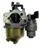 Trailmaster Cheetah 8 Go Kart Carburetor, metal carburetor with black and silver components and a gold-colored float chamber.