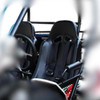 Trailmaster 150 XRS and 150 XRX Bucket Style Passenger Side Seat Bottom, black bucket seat for UTV with side harness slots.