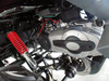 Trailmaster Challenger 300 EX 300cc SXS, close-up of engine and suspension components.