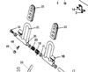 Trailmaster Mid XRS, XRX, and XRX-R Brake Pedal - Technical diagram showing parts and assembly details.